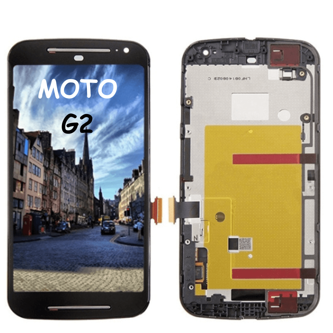 Motorola Moto G2 LCD Assembly with Frame Black - Best Cell Phone Parts Distributor in Canada, Parts Source Motorola Moto G2 LCD Assembly with Frame Black - Best Cell Phone Parts Distributor in Canada, Parts Source